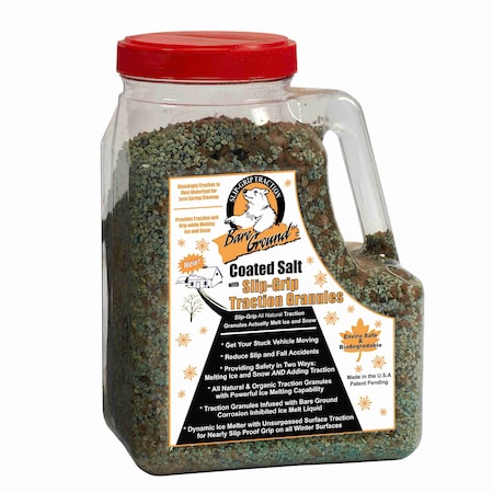 Bare Ground 12lb Jug of Coated Granular Ice Melt w/ Infused Traction Granules CSSLGP-12